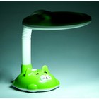 Лампа настольная 9 W (60 Вт) "Сытый кот", зеленая, h=39 см (6043В) - Фото 2