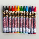 Восковые карандаши, набор 12 цветов, высота 8 см, диаметр 0,8 см, Трансформеры - Фото 2