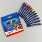 Восковые карандаши, набор 12 цветов, высота  8 см, диаметр 0,8 см, Щенячий патруль - фото 108484127