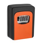Сейф-ключница кодовая ТУНДРА, металлическая, усиленная, оранжевый - Фото 4