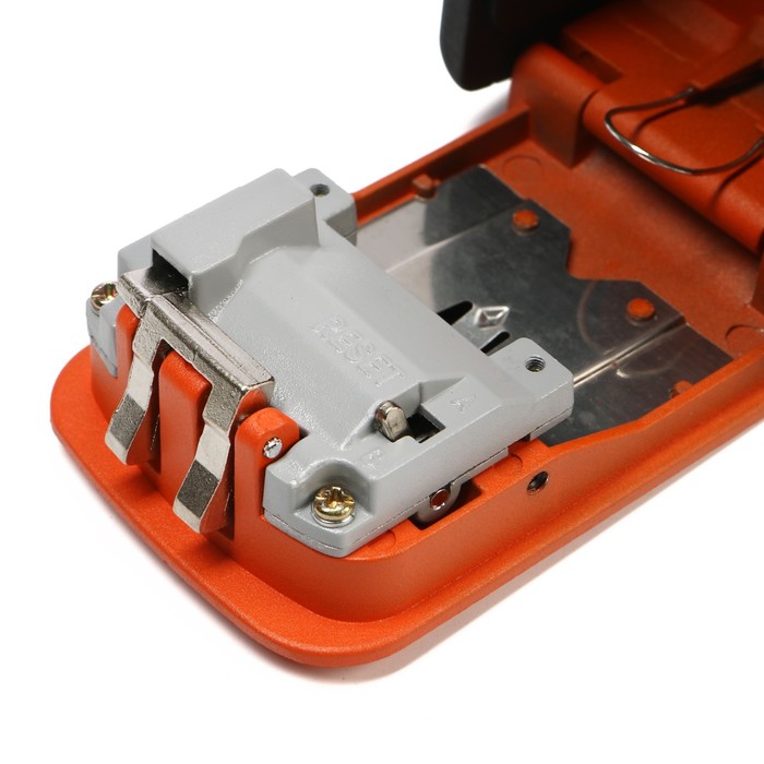 Сейф-ключница кодовая ТУНДРА, металлическая , усиленная, оранжевый - фото 1883658384