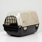 Переноска для животных "Сириус", 33,5 х 31 х 50 см, бежевый перламутр - Фото 2