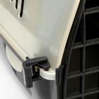 Переноска для животных "Сириус", 33,5 х 31 х 50 см, бежевый перламутр - Фото 8