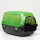 Переноска для животных "Сириус" 33,5 х 31 х 50 см, зеленый перламутр - Фото 1