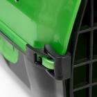 Переноска для животных "Сириус" 33,5 х 31 х 50 см, зеленый перламутр - Фото 8