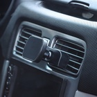 Держатель для телефона в в машину, магнитный, поворотный, чёрный - Фото 1