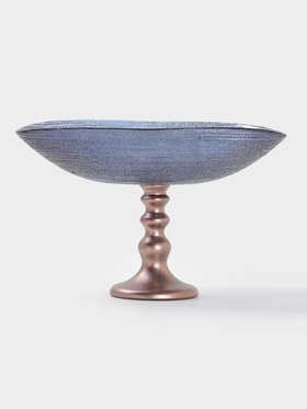 Блюдо для фруктов Inspiration, d=30 см, на ножке, фиолетовое