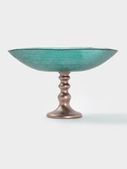 Блюдо сервировочное Inspiration, d=30 см, на ножке, цвет изумрудный - Фото 3