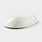 Блюдо керамическое сервировочное «Сапфир», 20.5×12.5×5 см, цвет оранжевый - Фото 3