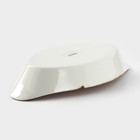 Блюдо керамическое сервировочное «Сапфир», 25.5×14×5.5 см, оранжевый - Фото 3