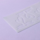 Форма для шоколада «Пара лебедей», силикон, 3 ячейки, 20×10.5×0.3 см, прозрачная - Фото 2