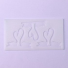 Форма для шоколада «Пара лебедей», силикон, 3 ячейки, 20×10.5×0.3 см, прозрачная - Фото 3