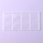 Форма для шоколада «Квадрат», силикон, 8 ячеек, 22.5×11×0.3 см, прозрачная - Фото 3