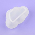 Молд для заливки «Облако», силикон, 8×5×3.5 см, прозрачный - Фото 3