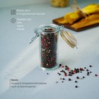 Баночка стеклянная для специй с бугельным замком «Эко», 120 мл, 6,5×10,5 см - Фото 4