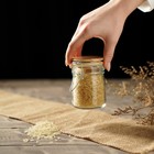 Баночка стеклянная для специй с бугельным замком «Эко», 200 мл, 9×6,5×9,5 см - Фото 6