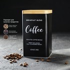 Банка для сыпучих «Сайнс», 18×10 см, жесть, чёрная - Фото 4