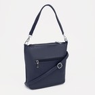 Сумка-тоут на молнии, цвет синий - фото 21230666