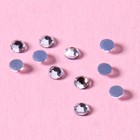 Стразы термоклеевые Xirius, 8+8 граней, d = 2,7-2,9 мм, 100 шт, цвет Crystal, HF10-1.100 - фото 25300631