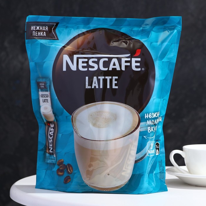 Кофе растворимый NESCAFE Latte, 18 г - Фото 1