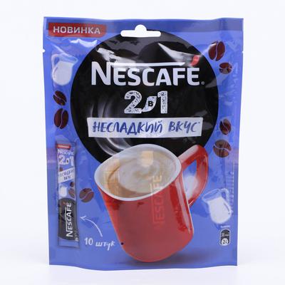 Нескафе 2в1 Несладкий Вкус, 10 шт., 8 г