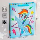 Пакет ламинированный горизонтальный, 31 х 40 х 9 см "Радуга Дэш", My Little Pony - фото 108484173