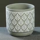 Кашпо для цветов «Узоры», 330 мл, 8.5×8.5×8.5 см, керамическое, МИКС - Фото 7