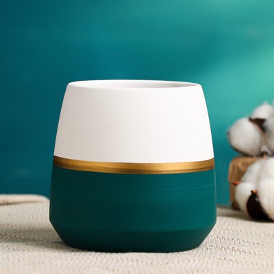 Кашпо для цветов «Ноа бочонок», 700 мл, d=11.5 см, h=11.5 см, МИКС