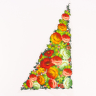 Термонаклейка «Жостово» уголок правый, набор 10 шт. - Фото 2