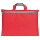 Сумка-папка, отдел на молнии, цвет красный - Фото 2