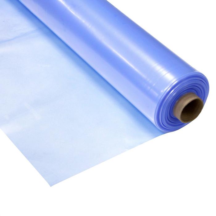Плёнка полиэтиленовая, толщина 150 мкм, 50 × 6 м, фальц, синяя, «НЕВА»