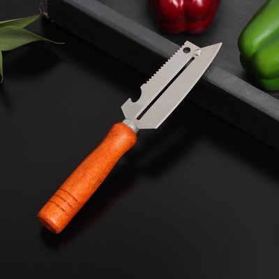 Шинковка «Ретро», 20 см, цвет коричневый