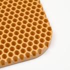 Коврик для животных EVA, ячеиистый, 27 х 34 см, бежевый - Фото 2