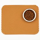 Коврик для животных EVA, ячеиистый, 27 х 34 см, бежевый - Фото 4