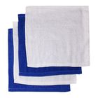 Набор полотенец White-blue 30*30 см - 4 шт - Фото 2