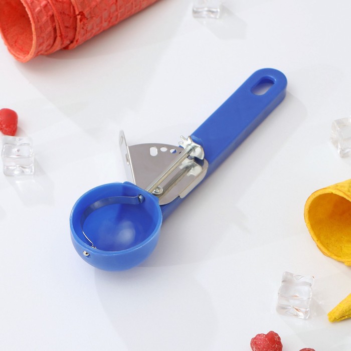 Ложка для мороженого Доляна «Помощник», 20.5 см, 50 мл, МИКС - Фото 1