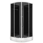 Душевая кабина DOMANI-Spa Delight 88, поддон 15 см, черные стенки, 80×80 см, тонированная - Фото 1