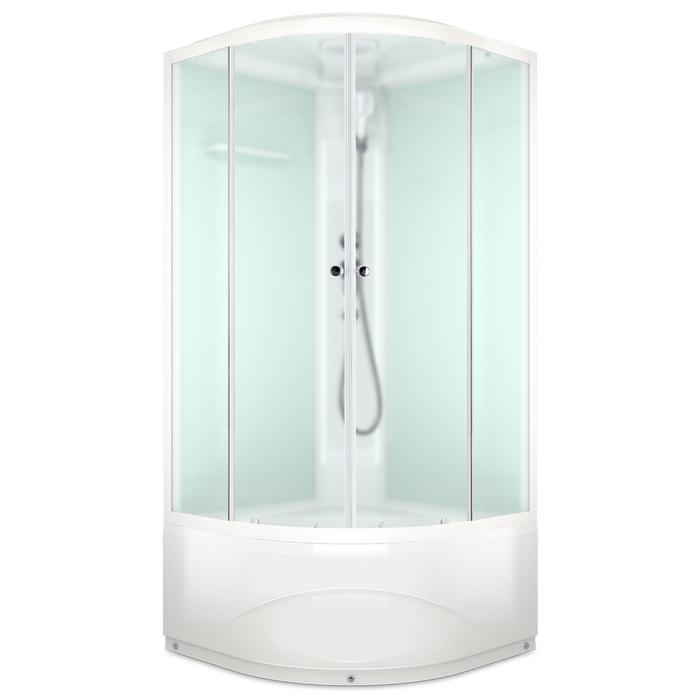 Душевая кабина DOMANI-Spa Delight 88 high, поддон 45 см, белые стенки, 80×80 см, матовая - Фото 1