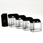 Комплект аквариумов «Матрешка» - 5 шт., Панорамные с крышками, 15 л, 20 л, 25 л, 30 л, 40 л - Фото 4