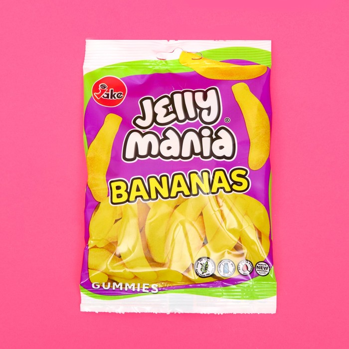 Жевательный мармелад JAKE «Бананы в сахаре» 100 г