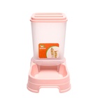 Автокормушка 1.5 л, 23.5×16×24 см, розовая - Фото 4