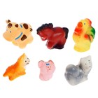 Набор резиновых игрушек «Деревенские животные» - фото 634633