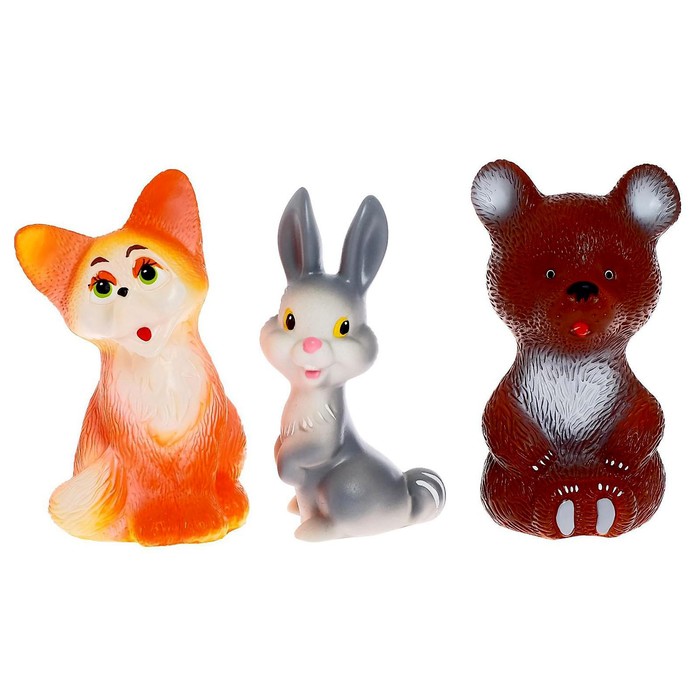 Набор резиновых игрушек «Животные леса» 49461