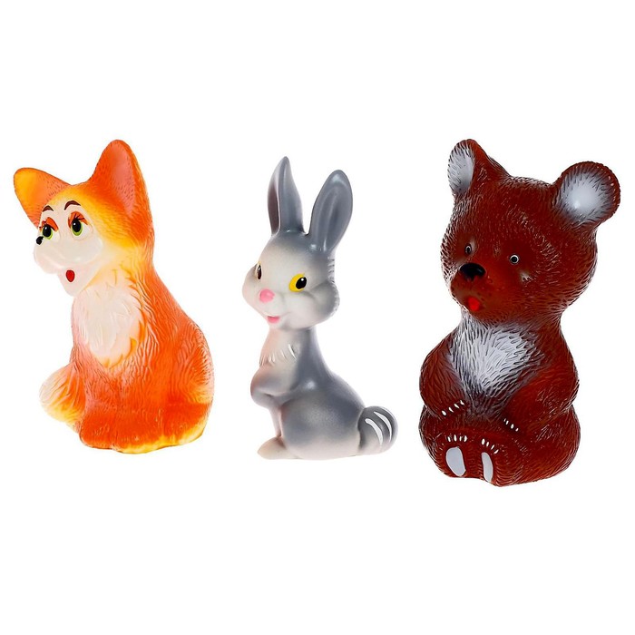 Набор резиновых игрушек «Животные леса» 49461