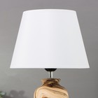 Лампа настольная 16382/1 E27 40Вт бежево-белый 23х23х39 см RISALUX - фото 21231341