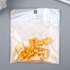 Декор для творчества пластик "Мишка с бантиком" набор 12 шт МИКС 1,9х1,3 см - фото 24595675