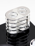 Набор настольный канцелярский 6 в 1 с визитницей и часами, черное дерево - Фото 6