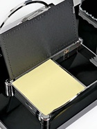 Набор настольный канцелярский 4 в 1 с часами, черное дерево - Фото 3