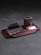 Набор настольный канцелярский 4 в 1 с визитницей, МИКС - Фото 11