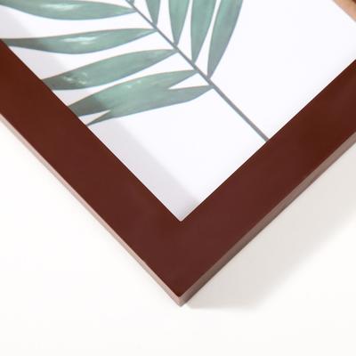 Фоторамка - коллаж на 4 фото «Прелесть», орех, (пластиковый экран)